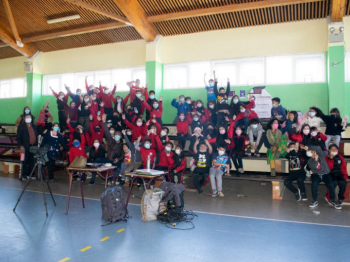 Introducción a los humedales y a las aves en la Escuela Rural La Chamiza